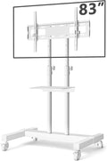 Mobile TV Stand Rolling TV Cart Floor Stand by TAVRFurniture
