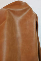 NAT Leathers Tan Cognac Soft Faux Vegan Leather 1 Yard Cut by the Yard - Image 6