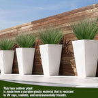 Ttranewsoo Artificial Grass Plants for Outdoor Planters, 24 Pcs 16.5 Inch Dark Green Fake Tall Grass, Faux Outdoor Plants and Greenery for Porch Pots, Patio, Garden, Entryway and Home Decor - Image 4