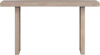 59" Console Table Sofa Table for Entryway, Oak Veneer Console Table Mid-Century - Image 9