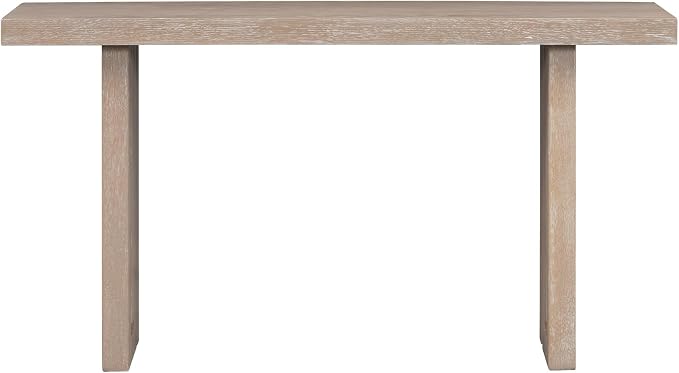 59" Console Table Sofa Table for Entryway, Oak Veneer Console Table Mid-Century - Image 9