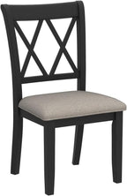 Roundhill Furniture Windvale Fabric Upholstered Dining Chair - Image 8