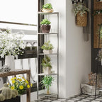SUNMORY 5 Tier Corner Shelf, 65" Tall Corner Shelves for Living Room Decor - Image 4
