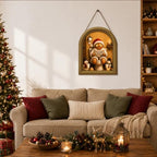 Christmas Bathroom Decor Funny Gingerbread Snowman Wall Art Table Decor - Image 6