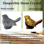 Natural Flame Stone Crystal Bird Figurine, Animal Home Decor - Image 3