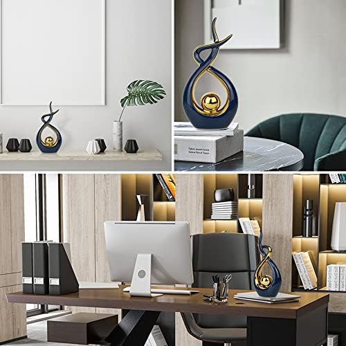 Norrclp Home Decor Modern Abstract Art Ceramic Statue Table Decor (Large) - Image 4