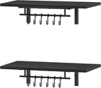 CHOEZON Wall-Mounted Pot Racks, Floating Shelves, Vintage Pot Hangers - Image 8