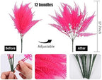 RECUTMS Artificial Boston Ferns,12 Bundles Faux Greenery Ferns - Image 2