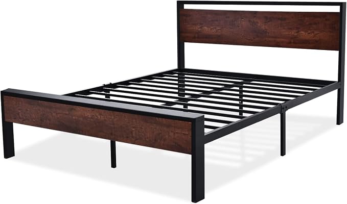 SHA CERLIN 14 Inch Full Size Metal Platform Bed Frame - Image 8