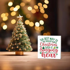 Christmas Movie Decorations, Christmas Vacation Decorations for Home, Funny Xmas Holiday Decor for Table, Xmas Vacation Movie Gifts 5 x 5 inches - Image 3