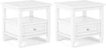 SIMPLIHOME Warm Shaker Solid Wood 20 inch Wide Transitional-Style End Tables in by SimpliHome