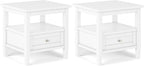 SIMPLIHOME Warm Shaker Solid Wood 20 inch Wide Transitional-Style End Tables in by SimpliHome