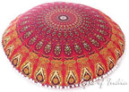 Mandala Floor Pillow Cover Meditation Cushion Seating Throw Hippie Round - Image 4