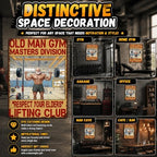 Gym Posters Old Man Gym Metal Tin Sign Weightlifting Home Bar Pub Poster Garage Restaurant Kitchen Cafe 12x16 Inch - Image 5