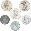 Barydat 6 Pcs Boho Wooden Plant Wall Art Decor,Round,8 Inch, 10 Inch by home