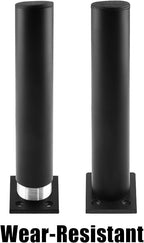 Set of 4 Furniture Legs 7 Inch, Adjustable Aluminum Alloy Cabinet Legs - Image 4