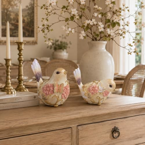 Stylor Bird Figurines Home Decor Set of 2 - Image 7