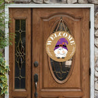 Interchangeable Gnome Welcome Sign Fall Porch Decoration - Image 4