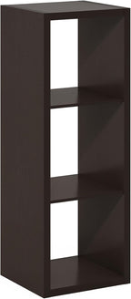 Furinno Cubicle Book Shelf, 3-Cube Bookshelf, Extra Thick Frame Horizontally & - Image 11