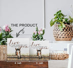 Horse Decor Sign, Farm House Cottagecore Animal Wooden Signs, Rustic Farmhouse Animal Live Like Someone Left The Gate Open Wood Sign Home Decor, Horse Gifts For Women 6x6 - Image 6