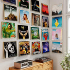 Laurensory Vinyl Record Wall Mount Shelves, 12 inch Vinyl Holder, 20 Pack - Image 3