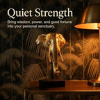 Gold Elephant Statue Home Decor Living Room Luxury Gift - Image 2