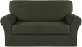Turquoize Stretch Sofa Slipcover 2 Pieces Sofa Cover Couch Cover by Turquoize