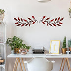 Zhengmy 2 Pcs Metal Leaf Wall Art Vine Branch Decor,Autumn Color - Image 5