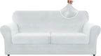 ZNSAYOTX Oversized Velvet 3 Piece Couch Cover by ZNSAYOTX