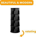 SpaceAid 4 Tier Rotating Bookshelf Tower, Spinning Bookcase Lazy Susan - Image 7