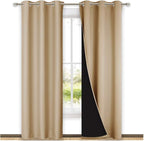 NICETOWN Living Room Completely Shaded Draperies, Privacy Protection & Noise by NICETOWN