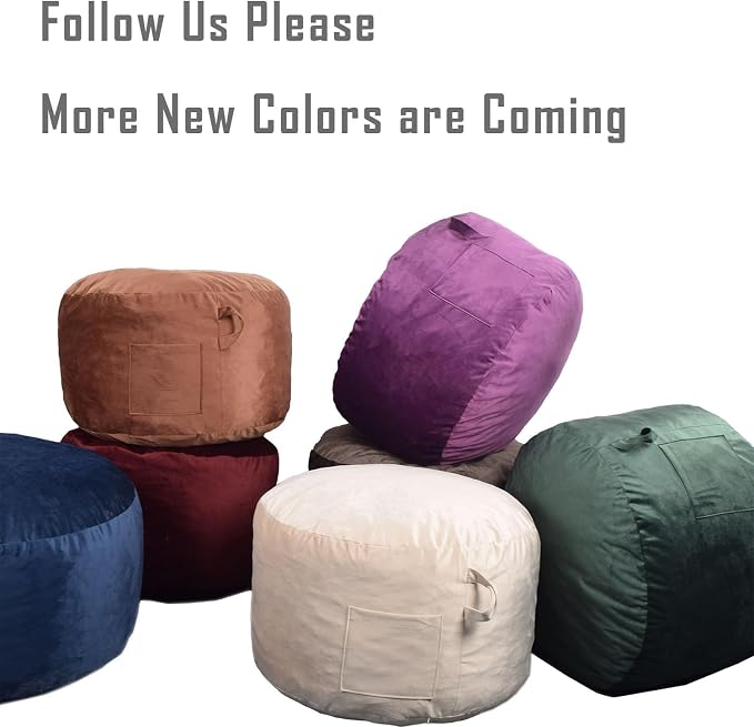 Bean Bag Chairs, Memory Foam Stuffing Bean Bag Chair - Image 8