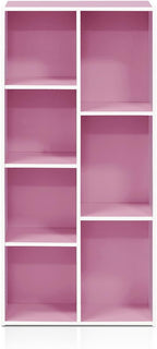 Furinno LUDER Book Shelf, 7-Cube Bookshelf, Bookcase - Image 8