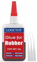 LOOCTOT Black Rubber Glue, Super Instant Glue Bonding Between Rubbers, Rubber by LOOCTOT---ProfessionalGlue