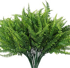 RECUTMS Artificial Boston Ferns,6 Bundles Faux Greenery Ferns by RECUTMS