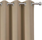 Blackout Curtains 42 x 63 inch/Natural Curtains Set of 2 Panels/Thermal - Image 5
