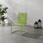 Crosley Furniture Azalea 2-Piece Outdoor Chair Set, Vintage Retro Metal Patio - Image 8
