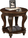 LKTART 22" Victorian Vintage Round End Table by LKTART