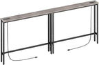 ELYKEN 2 Pack 5.9" Narrow Console Sofa Table by ELYKEN