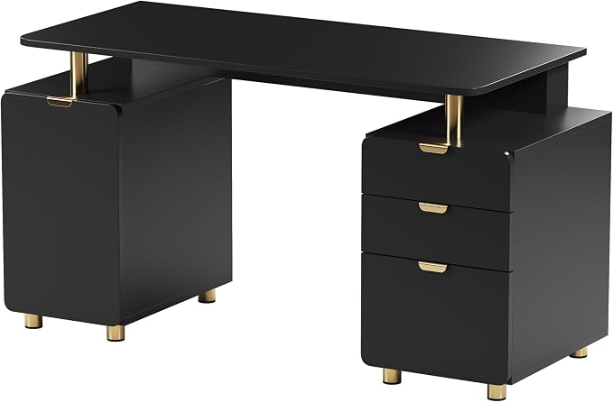 Elegant 57" W Executive Desk - Image 8