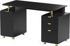 Elegant 57" W Executive Desk - Image 8