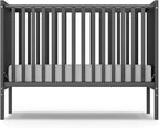 Baby Crib 5-in-1 Convertible, Wood Full Size Toddler Bed - Image 7