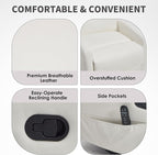 Trustyue Swivel Rocker Recliner Chair, 360° Swivel Recliner - Image 7