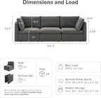 mopio Oversized Modular Sectional Sofa - Image 2
