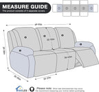 Timeles Recliner Covers for 3 Seater Reclining Couch Covers Sofa Slipcover - Image 5