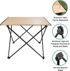 VILLEY Portable Camping Side Table, Ultralight Aluminum Folding Beach Table - Image 5