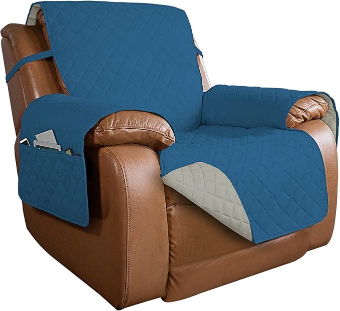 PureFit Reversible Recliner Chair Covers Couch Covers by PureFit