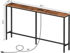 MAHANCRIS 55.1 Skinny Console Table - Image 3