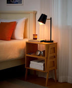 Pipishell Nightstands Set of 2, Bamboo Stackable Bedside Table, Night Stands - Image 8