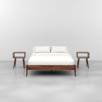 Bme Dinkee 15-Inch Solid Wood Queen Platform Bed Frame - Image 5